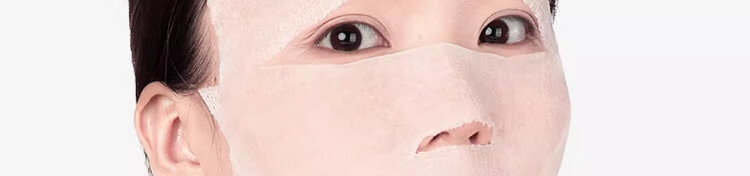 NHGAD Stretchable Open-Edge Facial Cotton Pads for Wet Dressing, Makeup Removal, Moisturizing Mask Paper 3-in-1 Perforated Sheets 6
