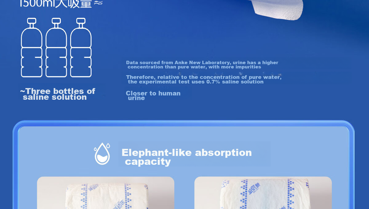 Ankexin Medical Adult Diapers Elderly Maternity Large Size Adhesive XL 10 Pieces 15