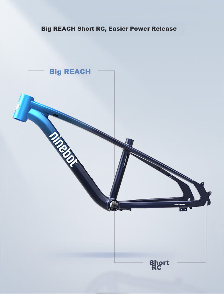 Ninebot Bicycle Aluminum Alloy All-Terrain Blue 20-Inch Suitable for Height 115-145cm 4