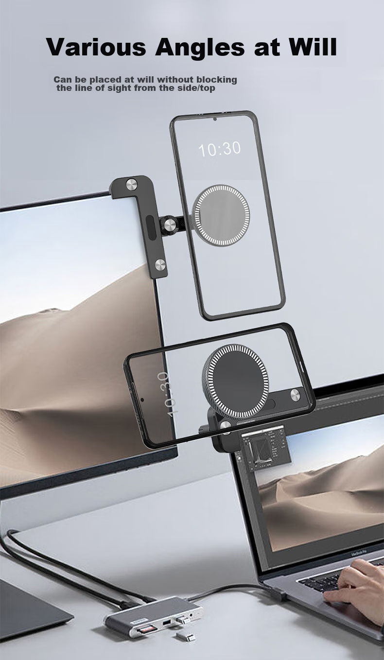KOOLIFE Car Phone Holder, Tesla Model 3/Y Magnetic Navigation Mount, Specially Designed for Large Screens of New Energy Vehicles 8