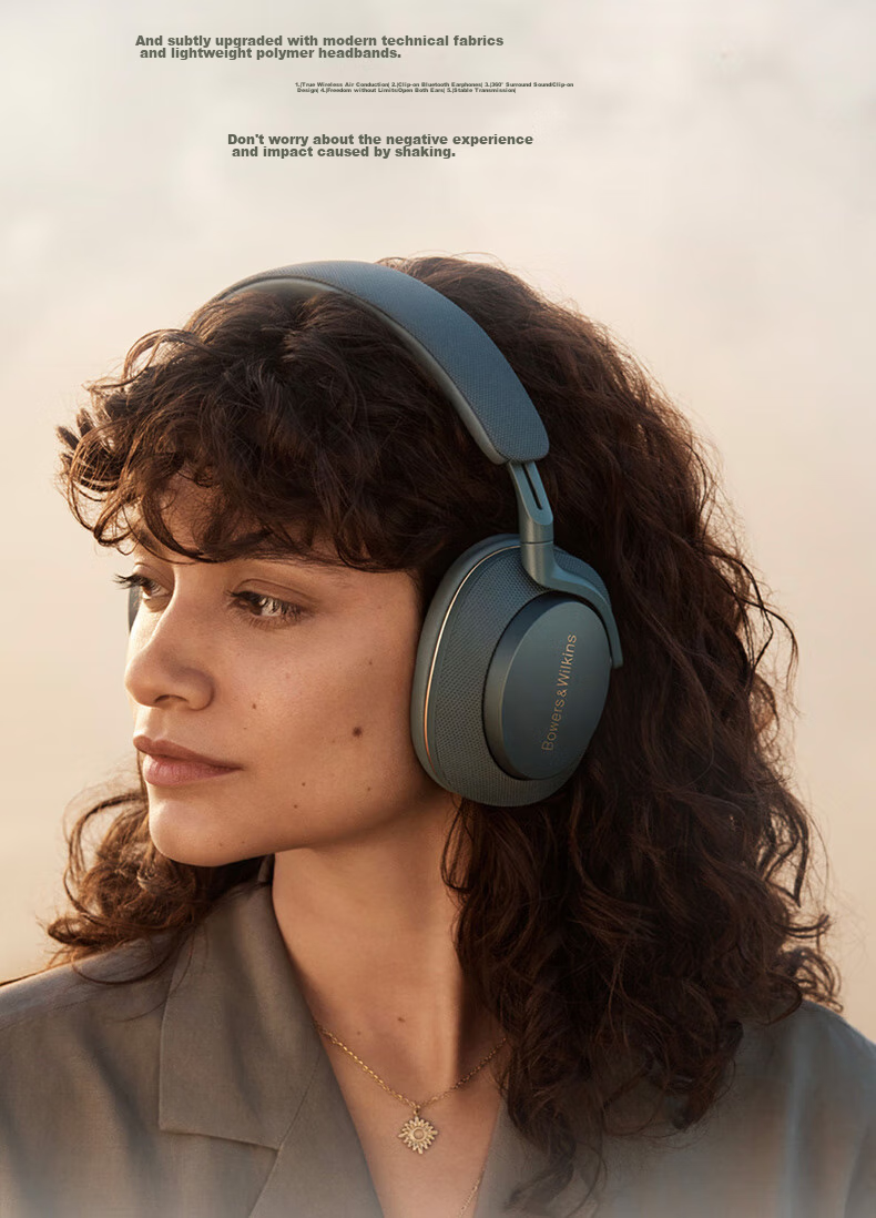 Baohuaweijian [Renovation Subsidy] Bluetooth Headphones Px7S2e, Over-Ear Wireless HIFI Active Noise Cancellation Smart Music Earphones, Px7 Second Generation Upgraded Version, Songshan Blue, Holiday Gift 9