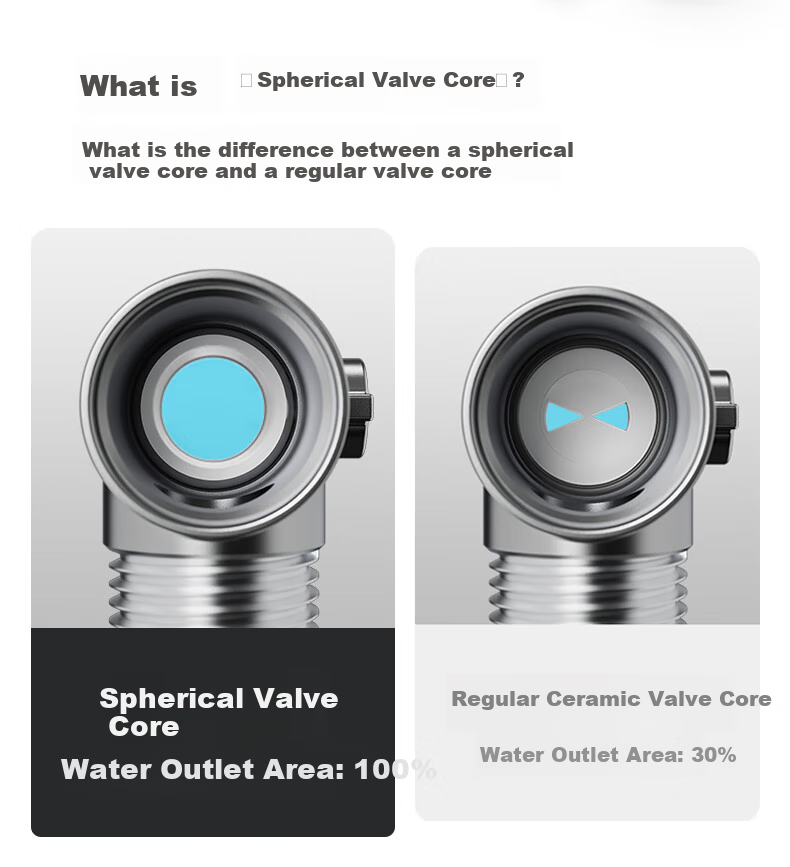 LTJ Ball Valve Angle Valve Gas Water Heater, Fully Open Brass High Flow Wall-Mounted Boiler Angle Valve 6