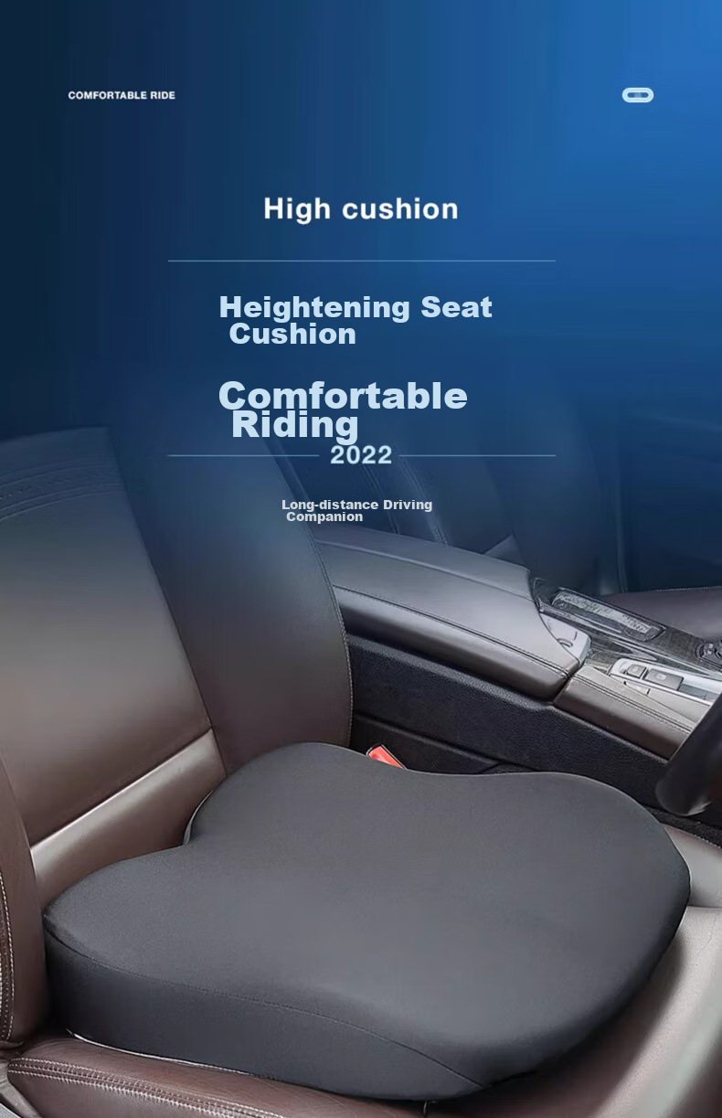 HELLOLEIBOO All-Season Car Seat Cushion for Short Women, Driver's Seat Height-Increasing Pad for Interior 4