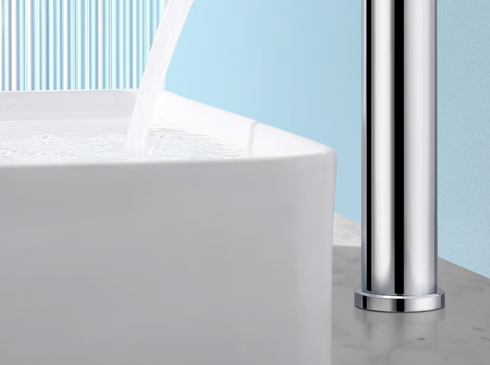 CVBAB Raised Basin Faucet, Countertop Basin Hot And Cold Water Tap, Bathroom Washbasin And Sink Faucet CV2021 3