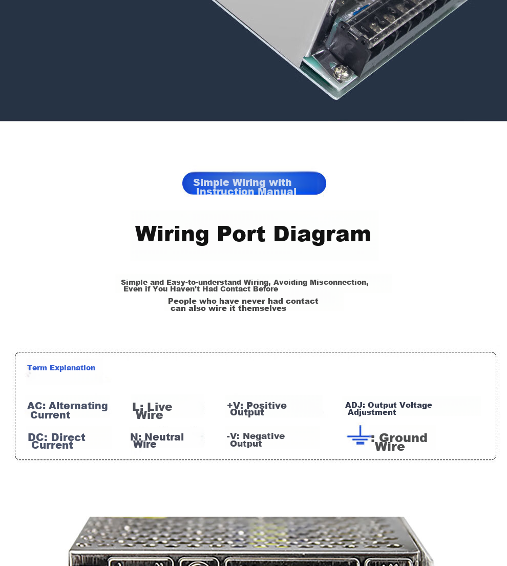 COMPCCTV Surveillance Centralized Power Supply 12V20A, 12V Camera Power Adapter Voltage Regulator 7
