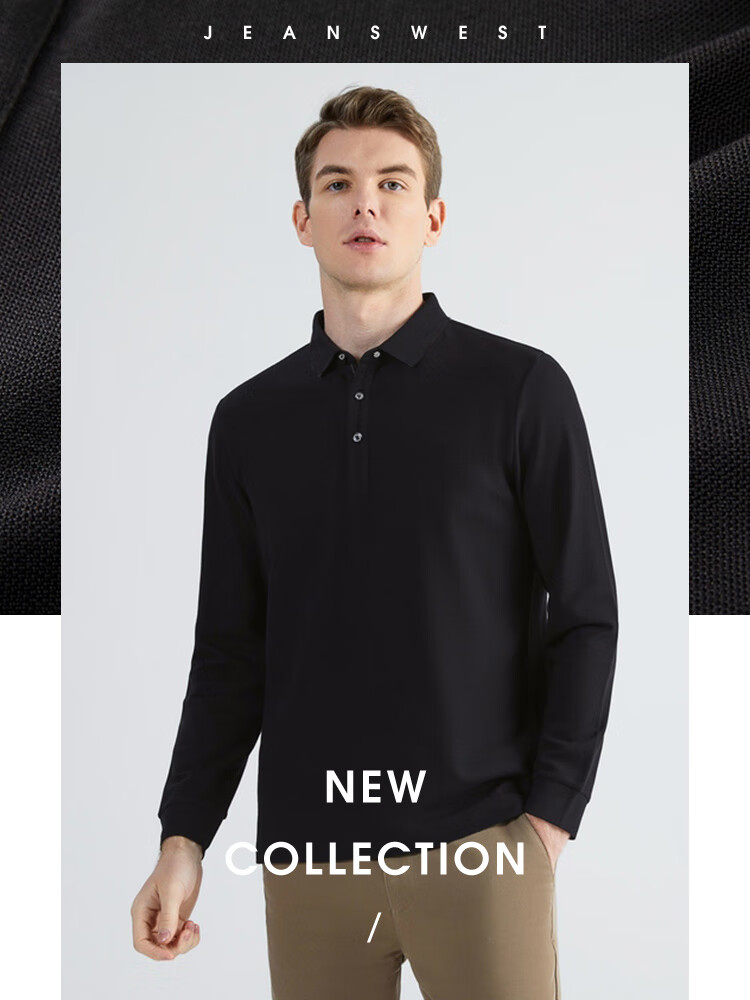 Jeanswest Men's Polo Shirt, Summer 2026 Thin Style, Antibacterial Quick-Dry Loose Short-Sleeve Casual Cool Breathable Solid Color Navy Blue 4XL 1