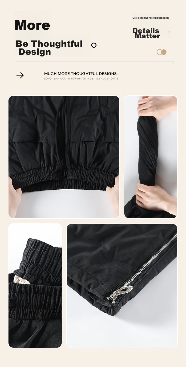 SNOWFLYING Women's down Pants, Autumn And Winter Warm Thickened, Fashionable Wide-Leg Straight Trousers for Outer Wear, Black, Size 160/S 14