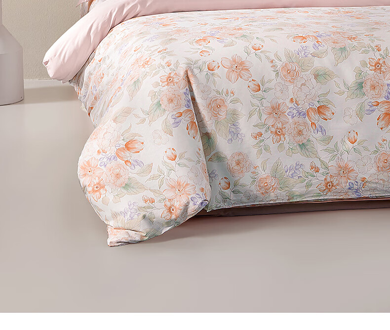 Shuixingjiafang Duvet Cover, Pure Cotton, 60 Count Long-Staple Cotton, Sateen Fabric, Bedding Cover, Single Size, 150x210cm 7