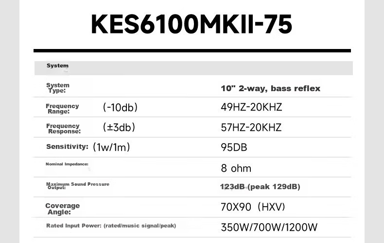 JBL KES6100MKII 75th Anniversary Edition Home Speaker System for KTV, Home Theater, Karaoke, And Conference Room Use in Living Rooms 4