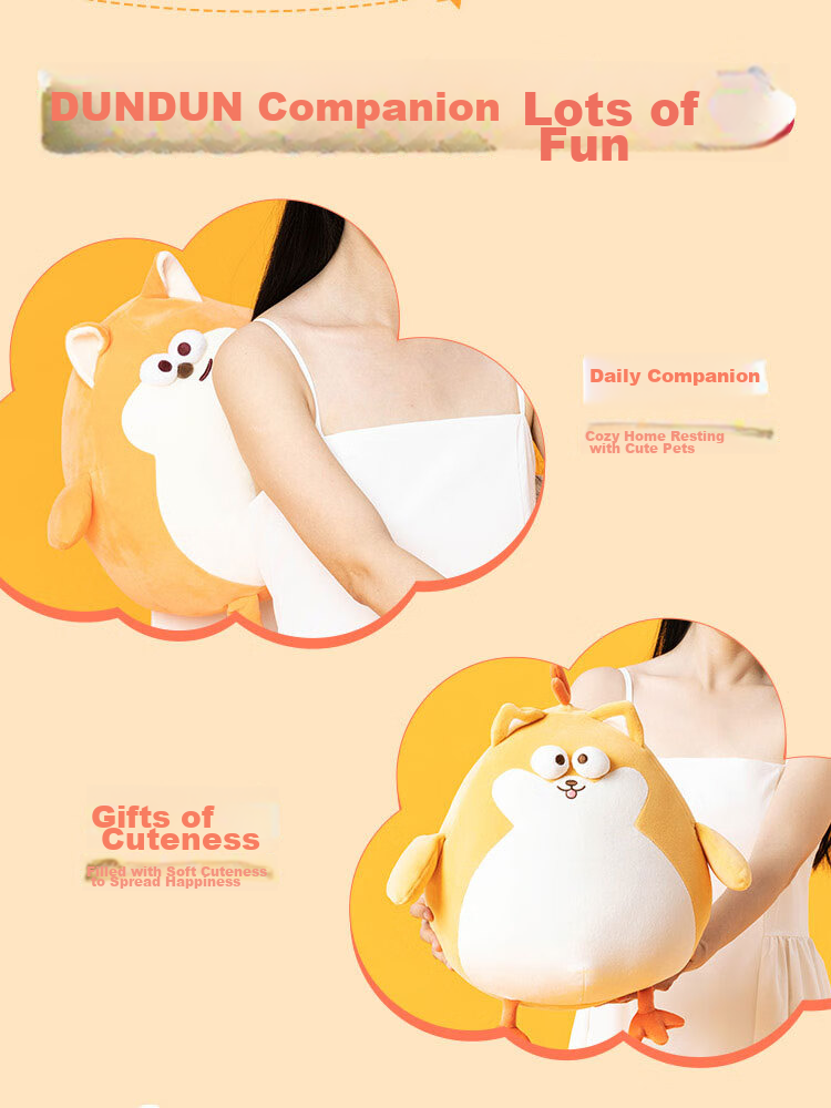 MINISO Dundun Chicken Plush Toy, Chicken Leg Stuffed Animal, Dundle Chicken Plush Toy Pillow, Birthday Gift for Girls, Cute And Adorable Present 10