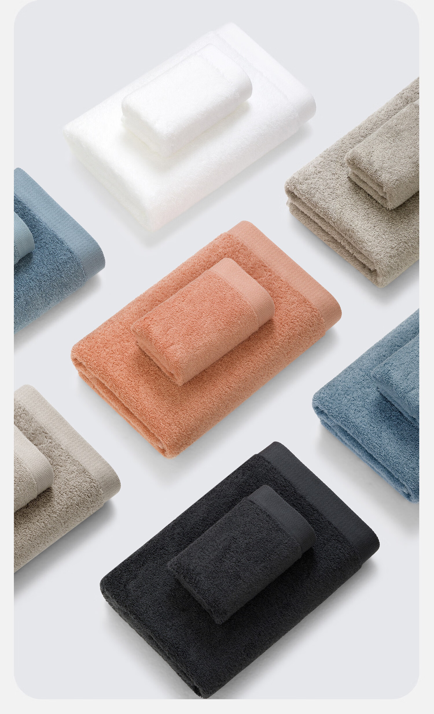 GGT Japanese Hotel Pure Cotton Bath Towel, Thick Large Wrap Towel, Home Use, Soft Quick-Drying Absorbent, for Men And Women, All Cotton, Xiao Ta 10