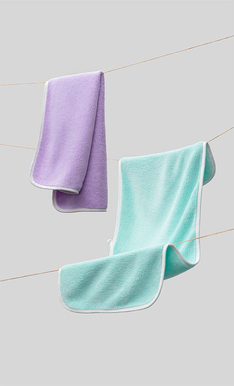 A-Life Antibacterial Towels, Thickened, 2-Pack, Soft Absorbent Face Towels for Home Use, Men's Bath Large Face Towels, Gray And Beige 3