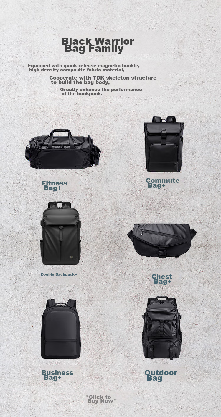 JD Original Black Knight 2026 New Outdoor Men's Backpack, Large Capacity 80L Hiking Sports Bag for Business Trips And Travel 2