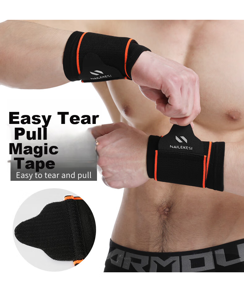 NAILEKESI N Extended Wrist Support for Sports, Fitness, Sprains, Badminton, Basketball, Push-Ups, Weightlifting, Fixed Compression Brace 8