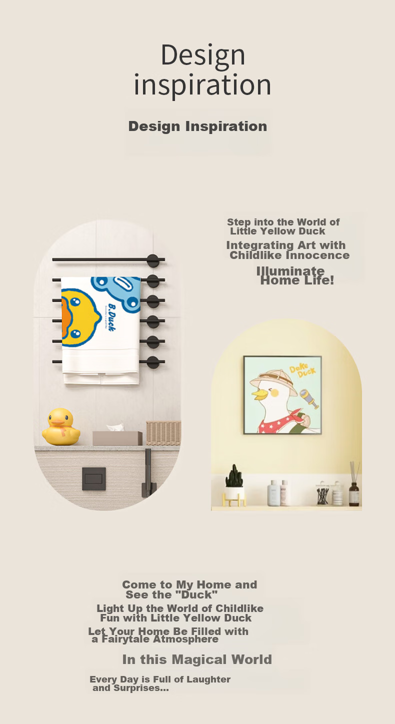 DeXi Bathroom Mat, Cartoon Fun Washroom Mat, Absorbent Non-Slip Mat for Bathroom, 40x60cm 2