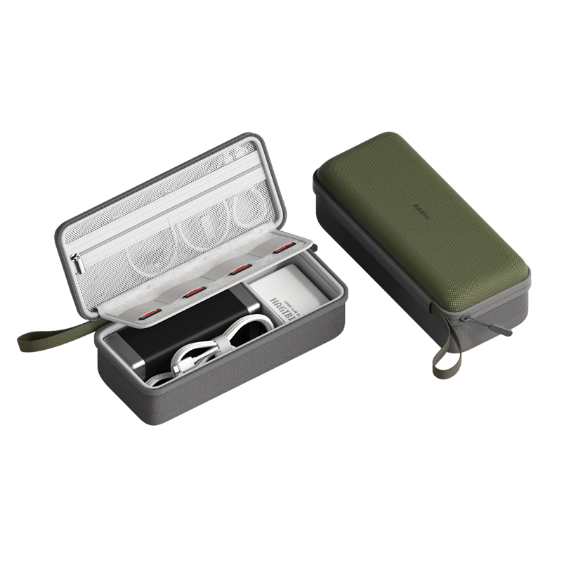 Hagibis Digital Storage Pouch for Data Cables, Power Banks, Chargers, Earphones Cables, Protective Cases for Portable Hard Drives, Shockproof Pouches for USB Drives, SD Cards And Memory Cards, Mouse Storage Box, Hard Shell Accessories Bag