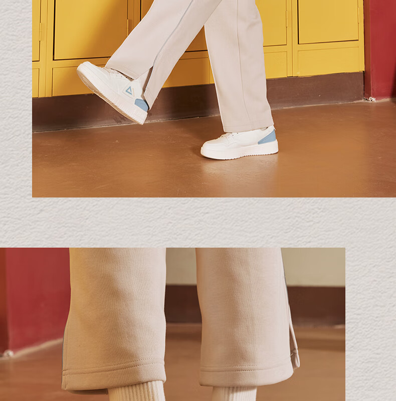 PEAK Women's Sneakers, Summer Mesh Breathable Wear-Resistant Casual Shoes, Air Force One Style White Sneakers for Women, Sports Shoes DB310128 6