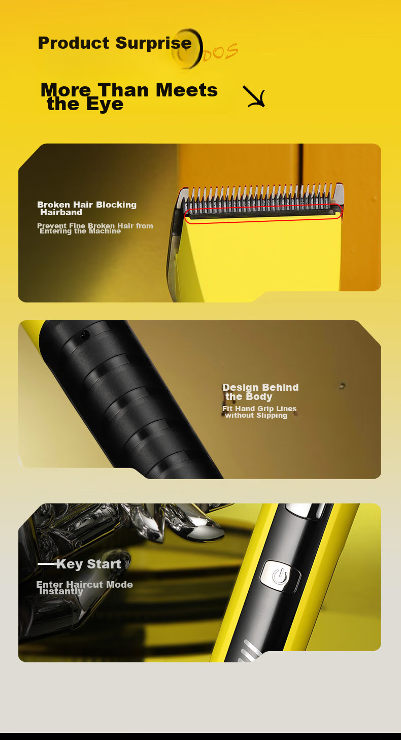 Codos T20 Professional Home Hair Clipper, Electric Trimmer for Barbershops, Hair Cutting And Shaving Tool, Salon-Specific Graduation Gift 8