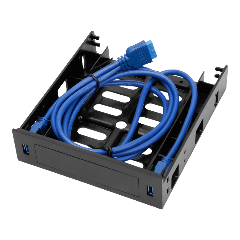 MOGE MC20033 Optical Drive Bay Hard Drive Bracket Compatible with 2.5/3.5 Inch HDD Old PC Upgrade Expansion USB 3.0 x2