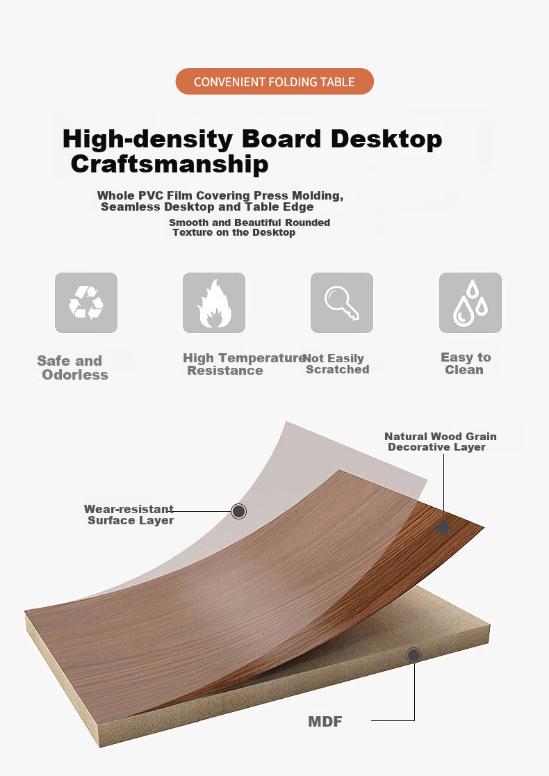 Zhuobo Dining Table, Home Dining Table, Side Table, Tea Table, Desk, Guandan Table, Study Table, Square Table, BZP6, Walnut Color, 60cm Wide 2
