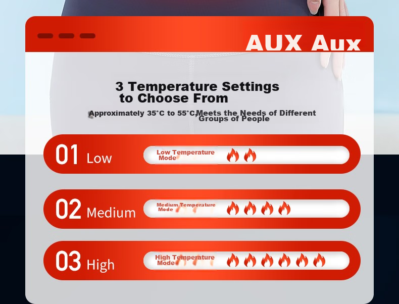 AUX Waist Massager HY11 (Gift Box), Warming Belt, Intelligent Heat Therapy Waist Support, Back Pain Relief Device, Massage Instrument, Mid-Autumn Festival Gift 9