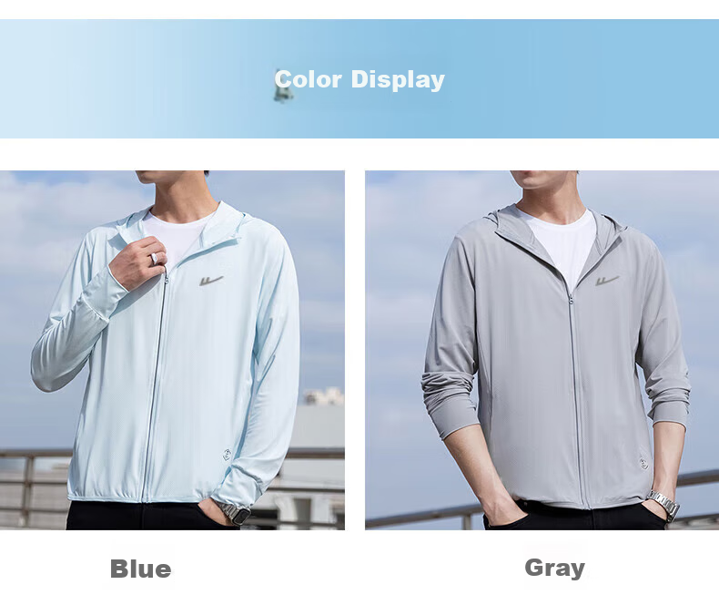 Warrior Sun Protection Jacket for Men, Summer UV-Resistant Breathable Hooded Sun Protection Clothing, Men's Outdoor Fishing Coat 18