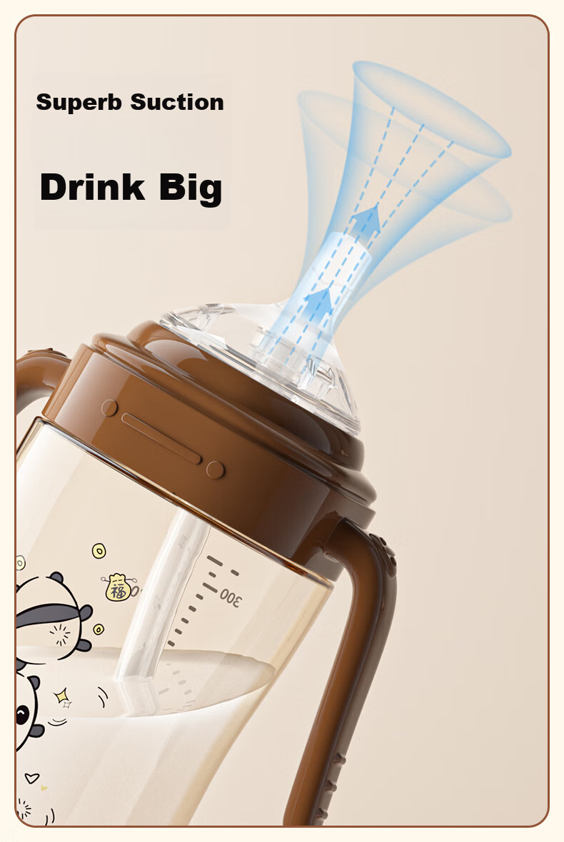Beleca Newborn Baby Straw Cup, PPSU Material, for Ages 1 And Above, Large Capacity 320ml 8