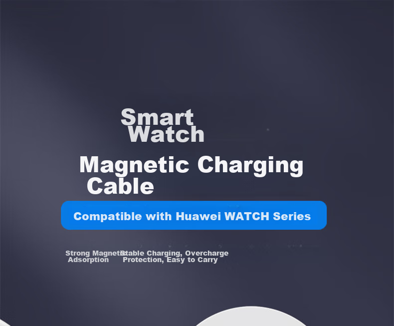 ESCASE Magnetic Charging Cable Compatible with Huawei Watch Charger, Suitable for Watch5/Fit4/4Pro/GT6/5/gt4/4Pro/3/Pro/D Porsche Design, Charging Dock And Base 1