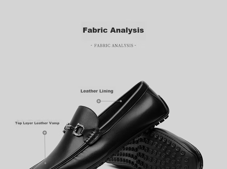 Goldlion Men's Loafers, Slip-On Shoes, Lightweight And Comfortable, Business Casual Shoes, G567310469AAB, Black, Size 41 12