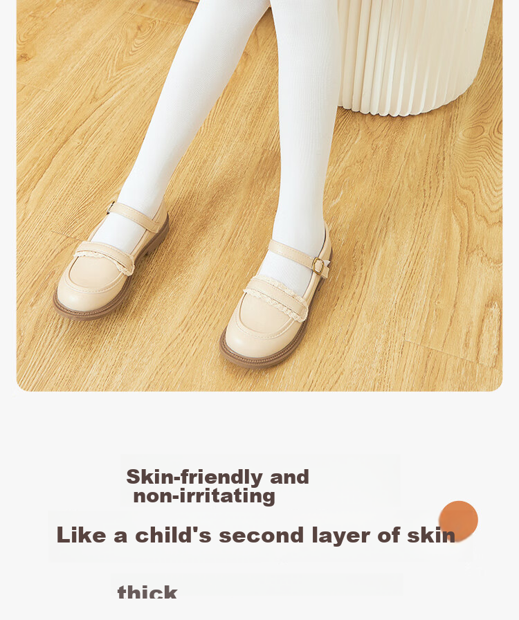 LangSha Children's Thin Tights, Girls' Leggings for Spring And Autumn, Non-Slip Comfortable Cute Versatile Children's Socks, Black, Size M, Recommended Height 70-90CM 6