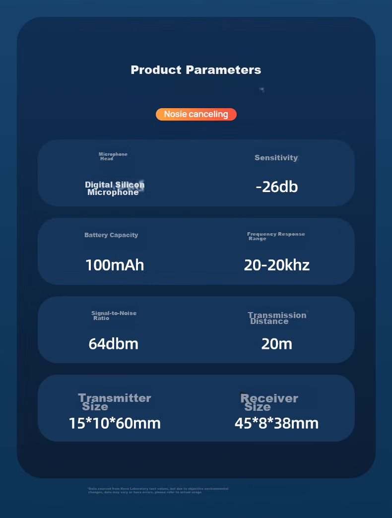 KOVOL [Ultra-Long Battery Life] Wireless Lavalier Microphone, Live Streaming And Recording, Outdoor Interviews, Short Video Karaoke, Portable Microphone with Two Mics, Compatible with Apple And Android 21