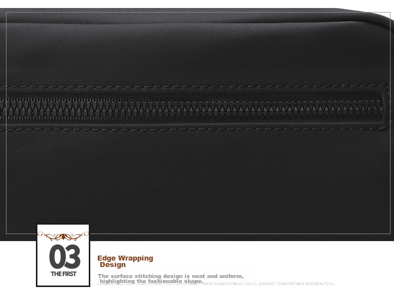 ELLE HOMME Men's Shoulder Bag, Trendy Lightweight Canvas Crossbody Bag, Water-Resistant Casual Phone Bag for Men, Travel Bag, Black 21