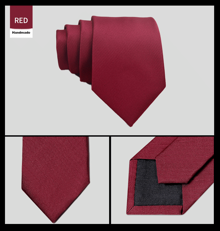 FitonTon Wedding Anniversary Banquet Tie, Men's Business Professional Tie, Gift for Boyfriend, New Year Valentine's Day Present, 8cm Gift Box 20