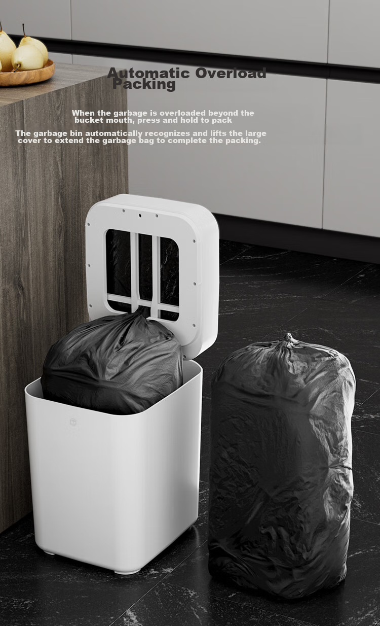 JD Original Smart Sensor Trash Can with Automatic Bagging, Narrow Garbage Bin for Living Room, Bedroom, Kitchen And Bathroom, 10L 7