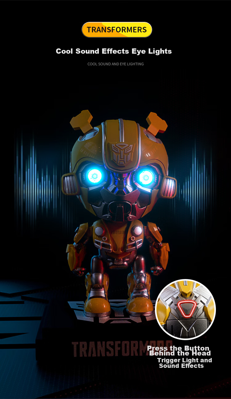 BIG TAYLOR Official Transformers Action Figure Model Bumblebee Children's Toy, Birthday Gift for Boys, Back-To Seaso 7