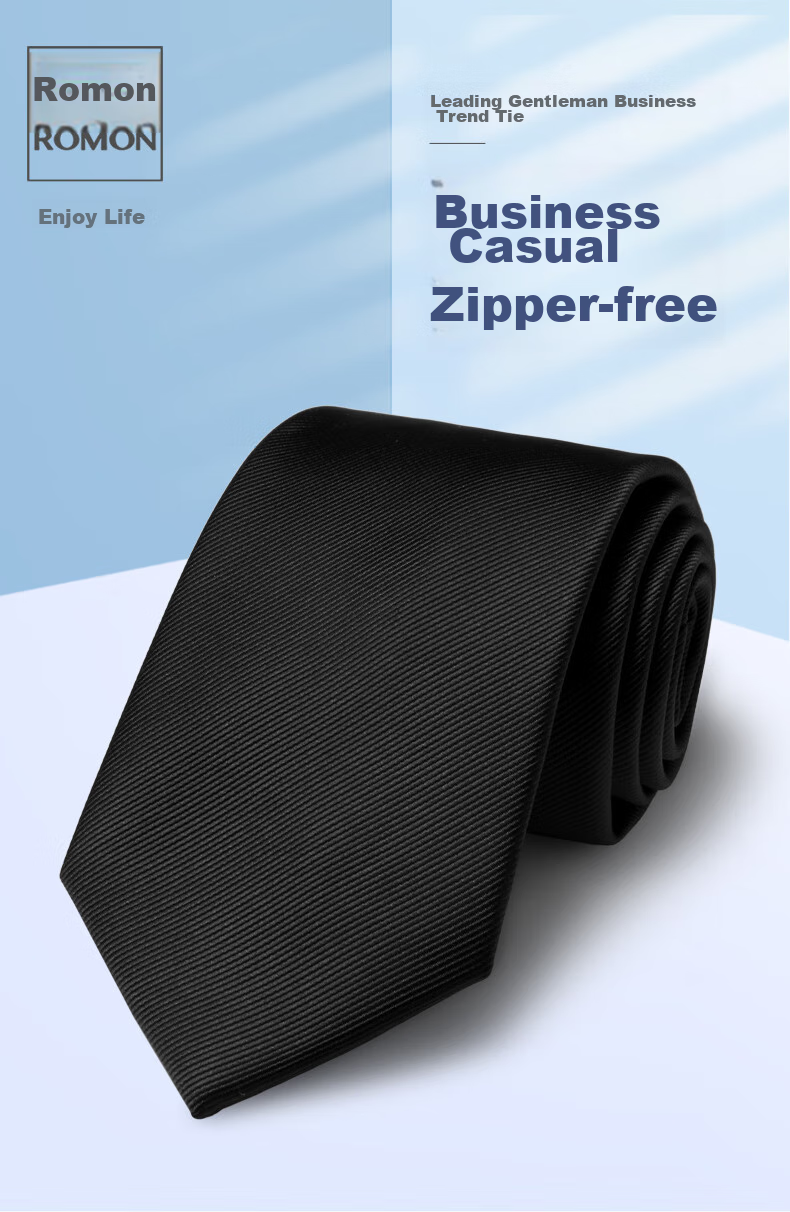 Luomeng Men's Pre-Tied Necktie, Business 8cm, Wedding Groom Groomsman Suit, Easy-To Lazy Tie, Trendy Office Accessory, Gift Box Packaging 1
