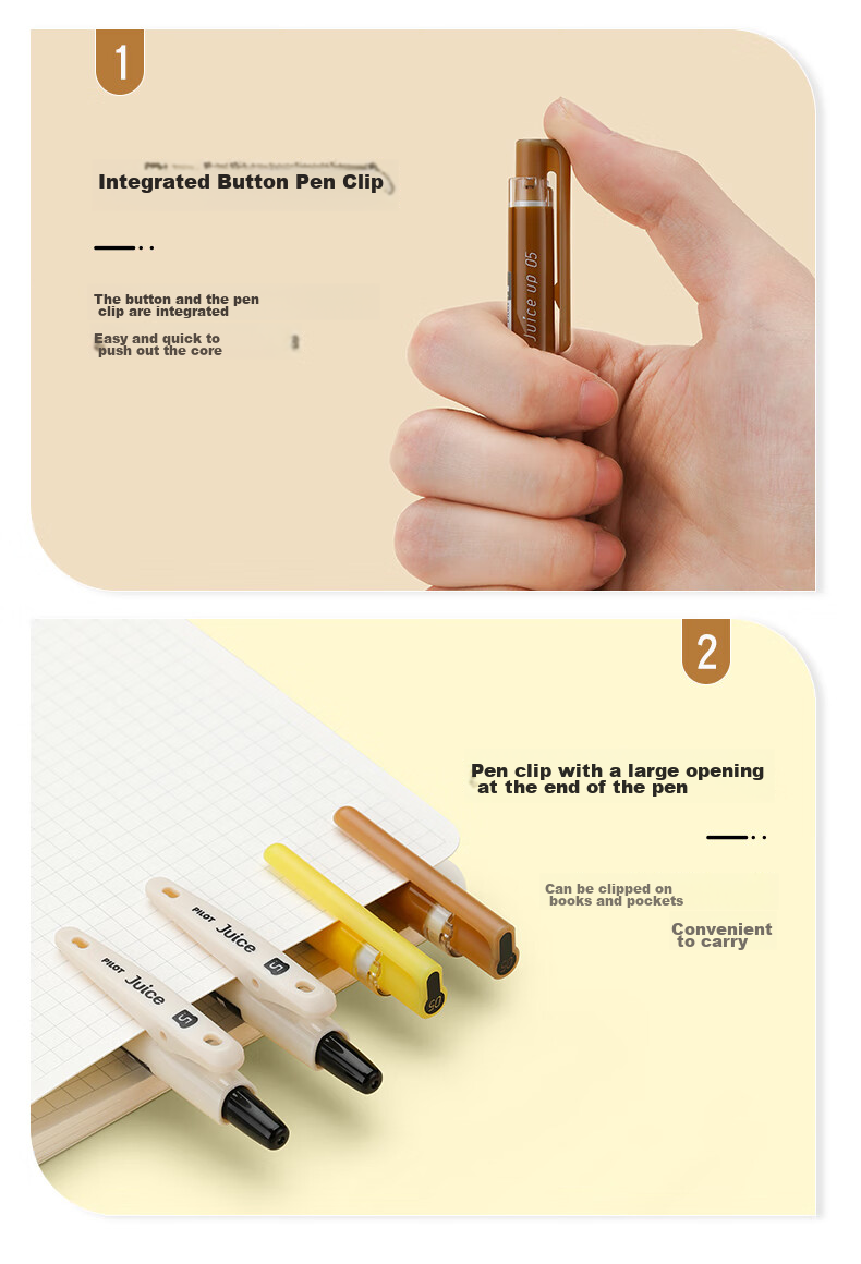 PILOT Juice Up Retractable Gel Pen, Black, BrunchBrother Series, 0.5mm, Stylish Signature Pen, LJP-S5B24 Duck 9
