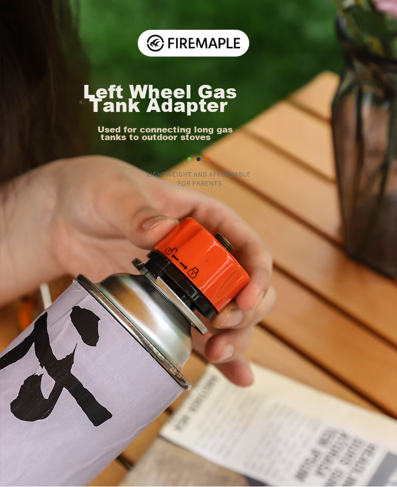 FIRE-MAPLE Revolver Cylinder Adapter Converter Head Long Cylinder Connector Adapter for Outdoor Stoves And Camping Equipment 3