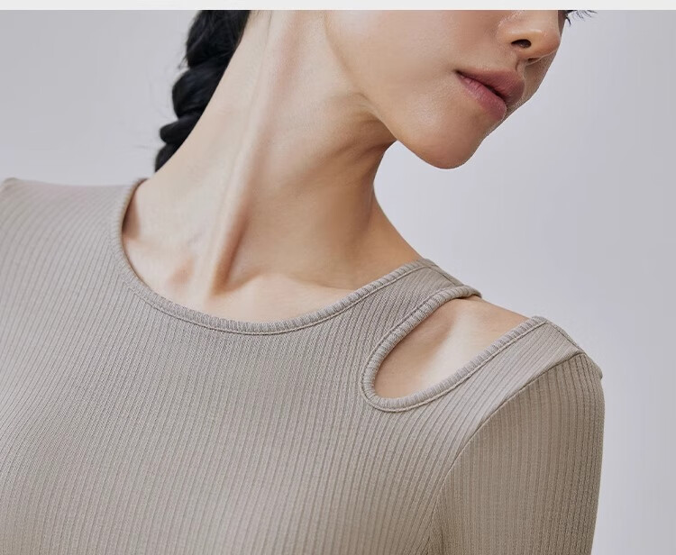 Gigt Sports Long-Sleeve T-Shirt Yoga Wear for Women, Autumn Fitness Training Top with Chest Pads, Pilates And Running Workout Shirt 11