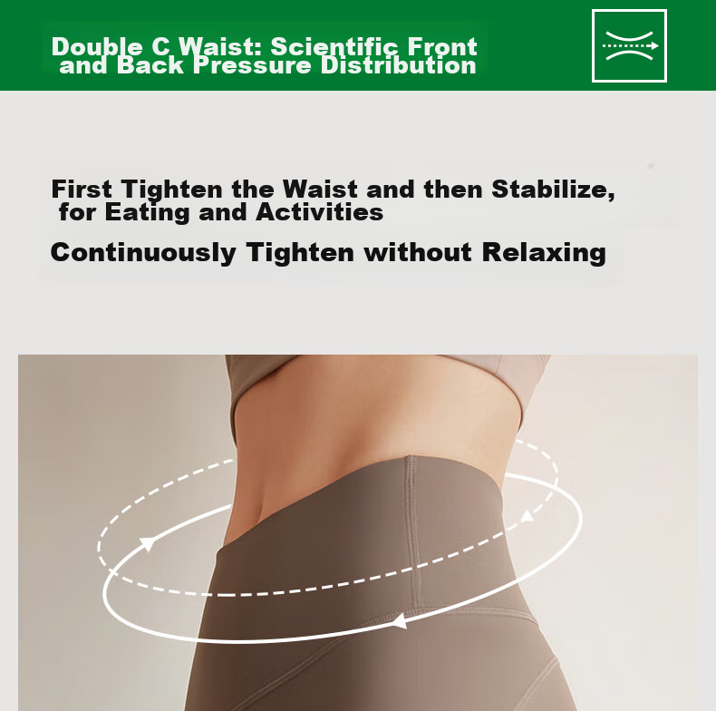Youkeshu Women's Sharkskin High-Waist Quick-Dry Yoga Pants Autumn High-Elastic Tummy Control Hip-Lifting Slimming Leggings 4