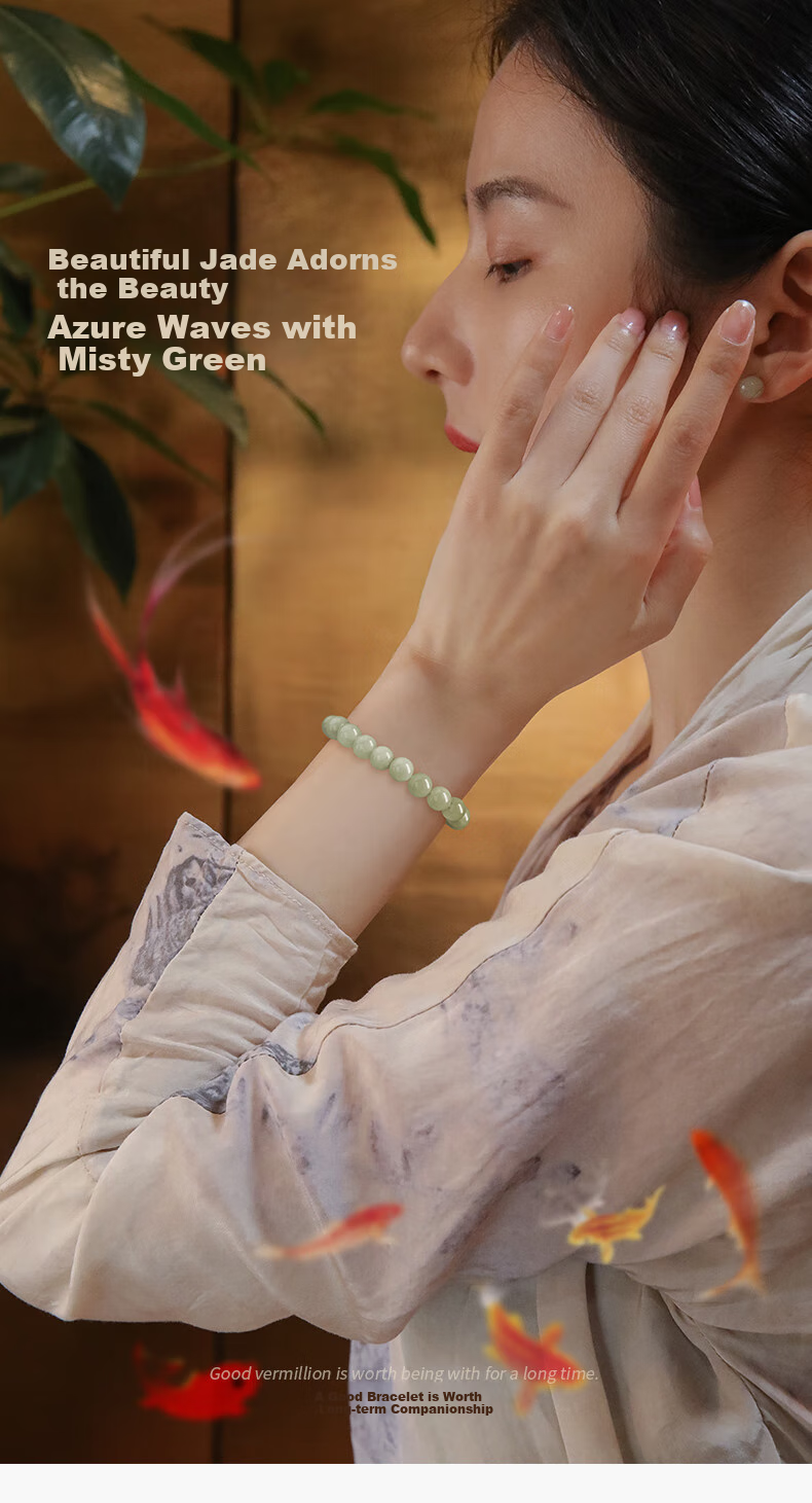 GLTEN Ice-Cool Hetian Jade Bracelet for Women, 2026 New Style, Birthday Wedding Anniversary Gift for Girlfriend Or Wife 13