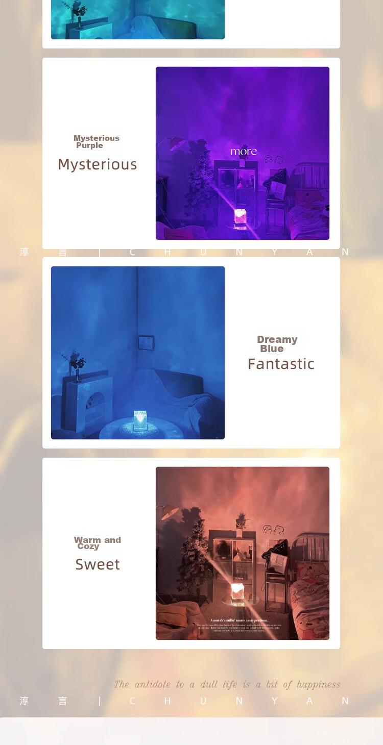Dipuer Tofu Lamp, Fill Light Device, RGB Live Streaming And Photography Beauty Light, Camera Phone Desktop Photography Light, Outdoor Portable Handheld LED Pocket Light, Tofu Lamp 9