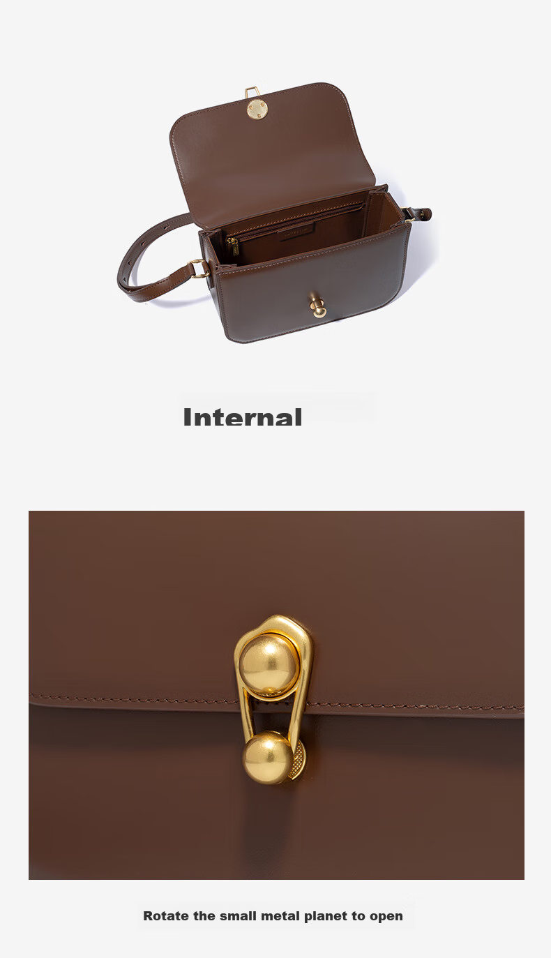 La Festin [Cheng Xiao's Choice] Women's Handbag, Planet Bag, Shoulder Crossbody Underarm Small Square Bag, Birthday Gift for Wome 19