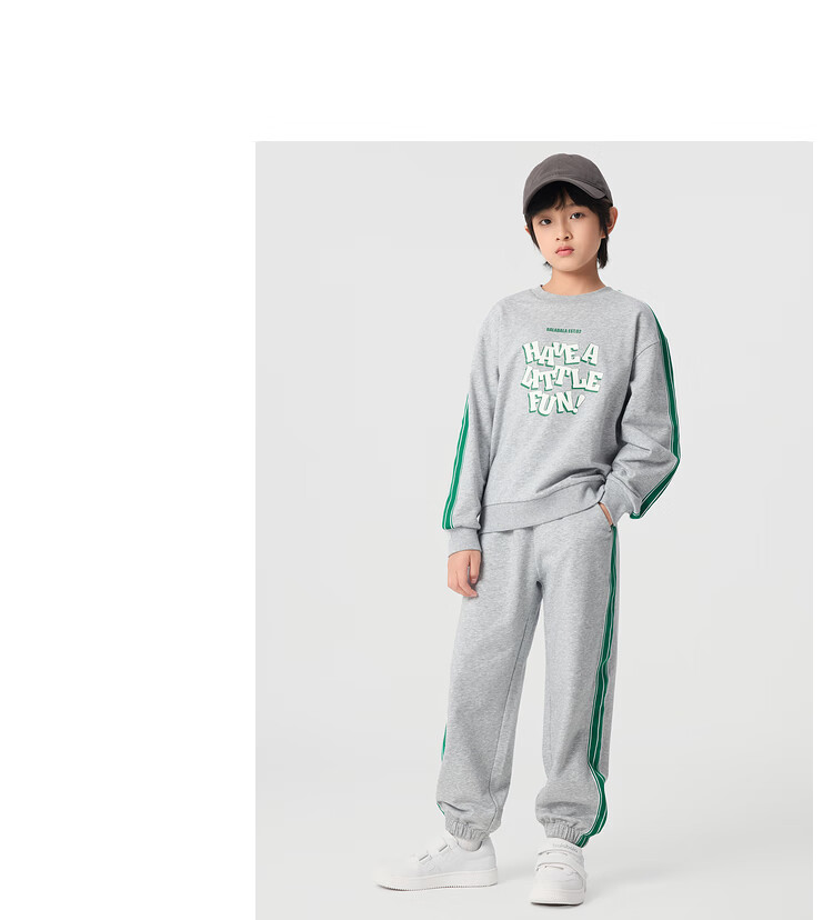 BALABALA Children's Clothing Set, Boys And Girls Long-Sleeve Spring And Autumn Outfit, Baby Loose Sweatshirt Trendy 208125104205 16