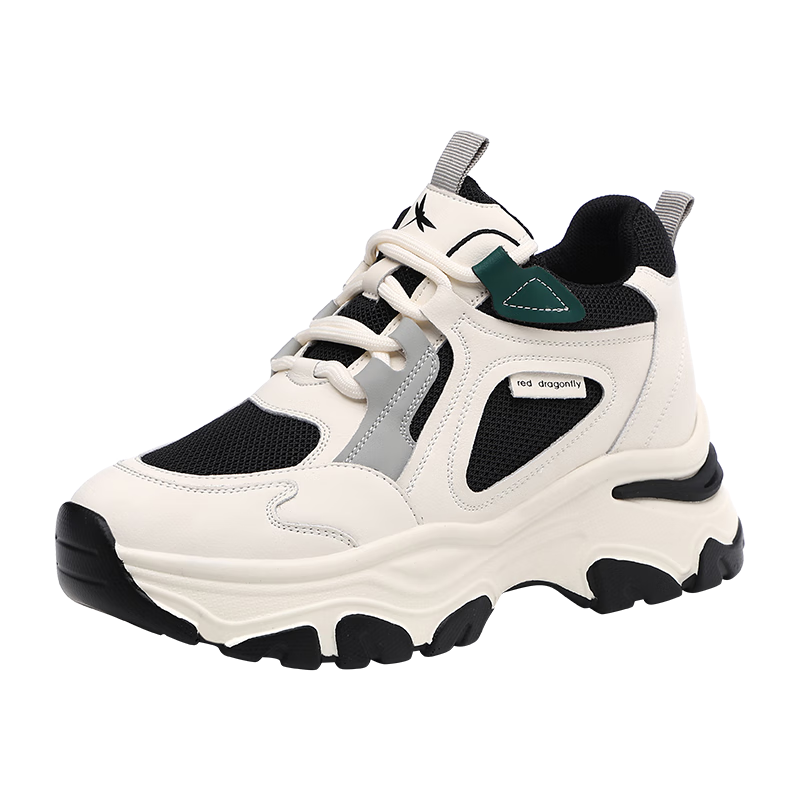 Hongqingting Women's Brand Height-Increasing Dad Shoes, Thick-Soled INS Trendy Shoes, Casual Sneakers for Women WXB330151