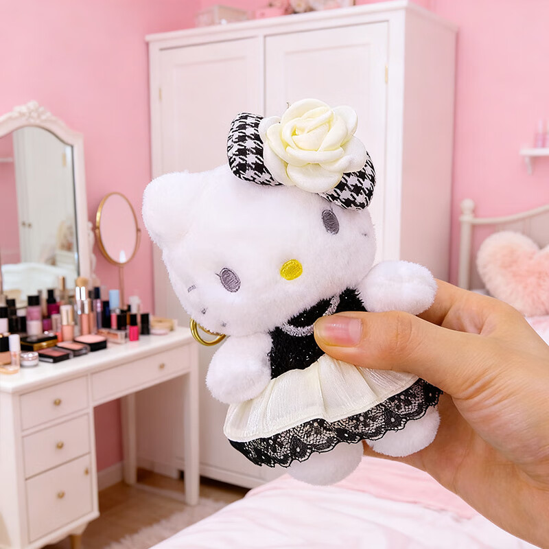 Мягкая игрушка-брелок Hello Kitty Sanrio, подвеска для рюкзака, подарок на день рождения, Валентинов день