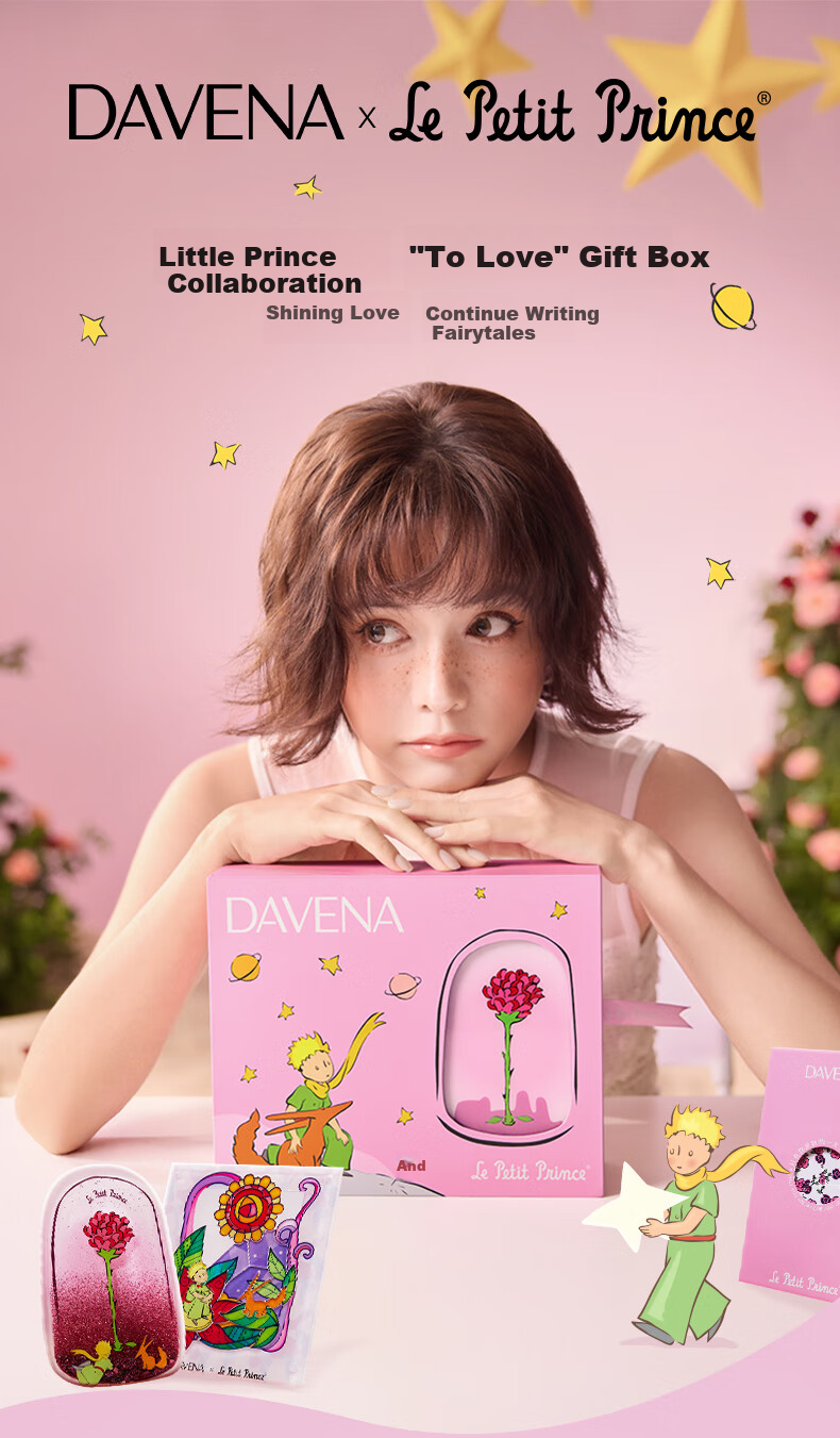 Davena [Davena X The Little Prince] Collaboration Series Watch, Mermaid And The Little Prince Limited Edition Bracelet Watch 1