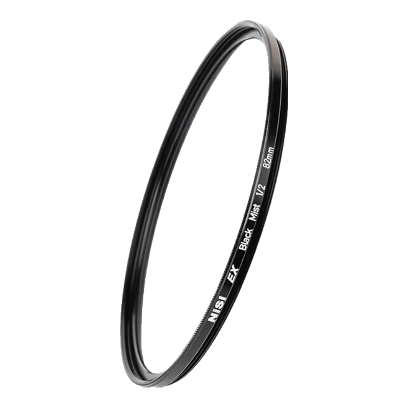 NiSi Black Soft Filter 1/2 82mm EX Aluminum Frame Half Softening Lens Soft Focus Haze Filter Portrait Beauty Lens for Mirrorless and DSLR Cameras Compatible with Sony Canon