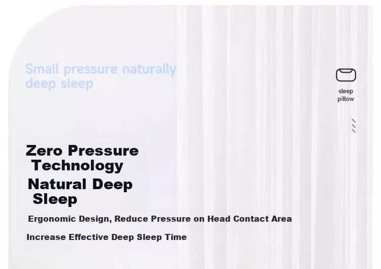 Mixiaoshu Pillow, Cervical Support Pillow, Sleep Aid for Cervical Spondylosis, Deep Sleeping Memory Foam Pillow, Neck Care, Summer Side Sleeping Pillow Core 4