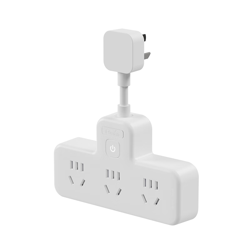 Etman Flexible Adapter Plug/socket Converter/multi-Outlet Adapter/power Strip/extension Cord/surge Protector, Master Switch to Six Outlets